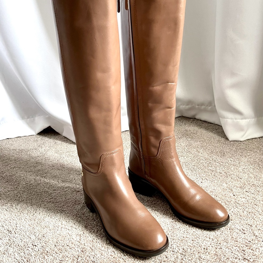 Tory Burch Topo Brown Fulton  55mm Boot